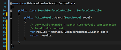 Basic code examples